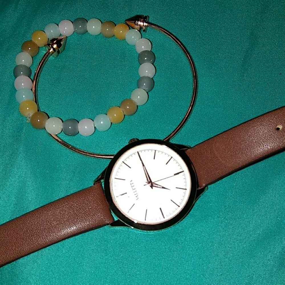 Watch and braclet set